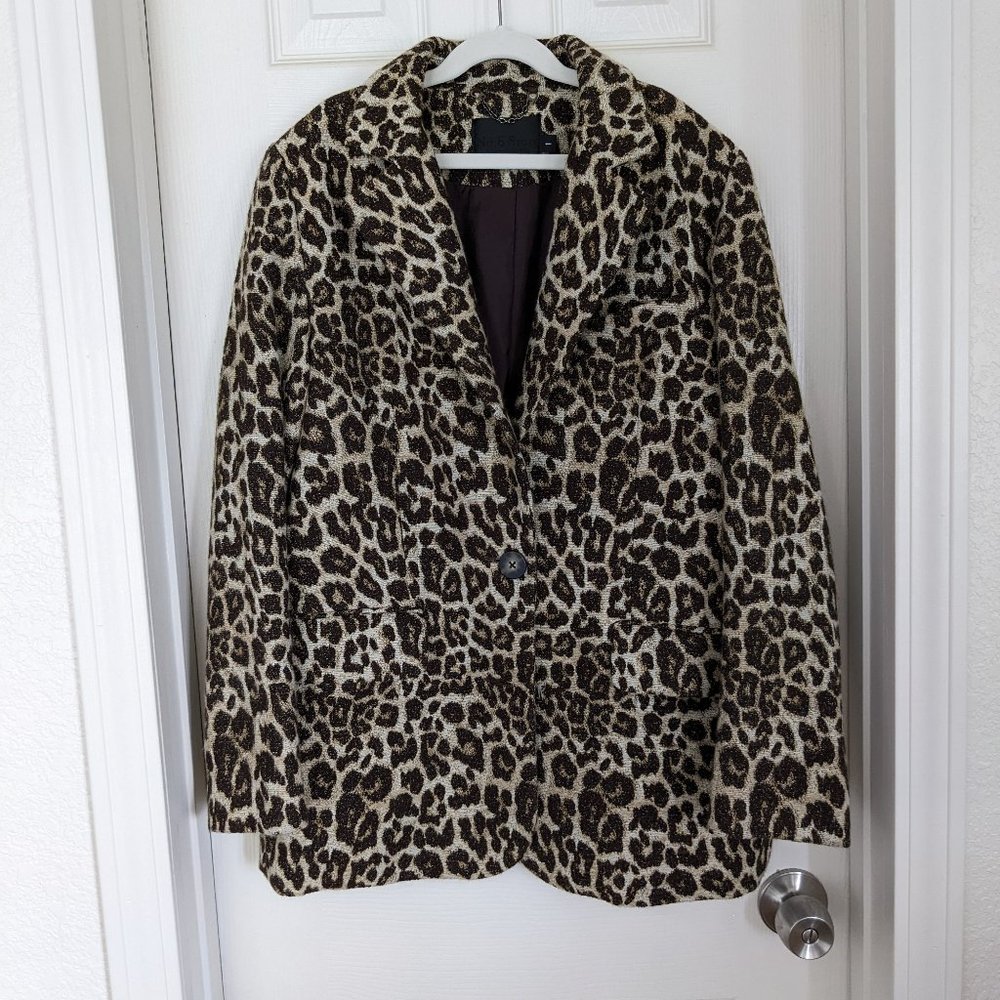 No. 6 Store Leon Blazer - Leopard print (size 1)
